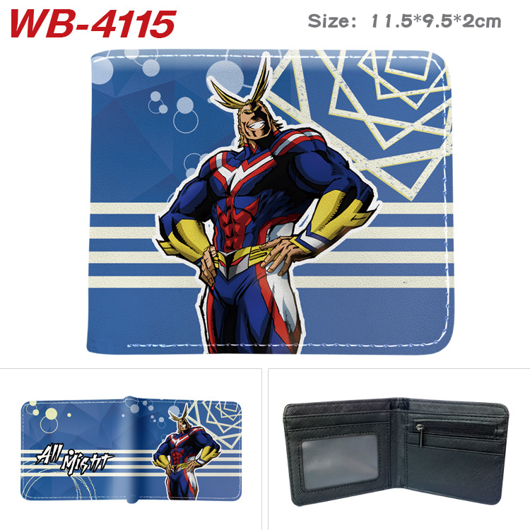 My Hero Academia Cartoon Short Wallet Anime Coin Purse with Card Holder: Dark Khaki