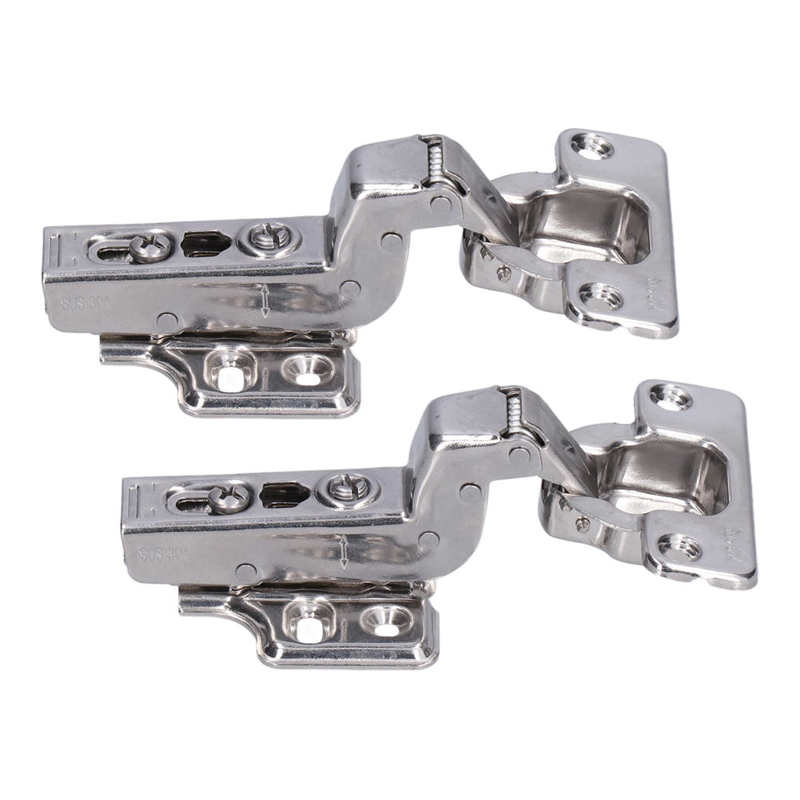 Overlay Hinges Cabinet Hinges Thick 2 Sets for Kitchen for Wardrobe for Cupboard