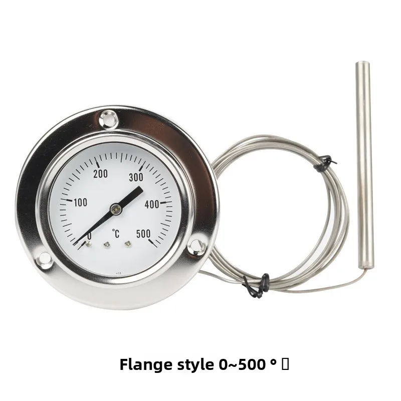 1Pc 150cm Oven Thermometer with Stainless Steel Probe (up To 600°C) Suitable for Kitchen Grill Oven Rust-proof and Durable: Red