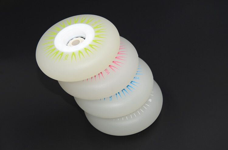 wheel flashing wheel led light roller skates wheel 90 A 8 pcs/lot beijiguang