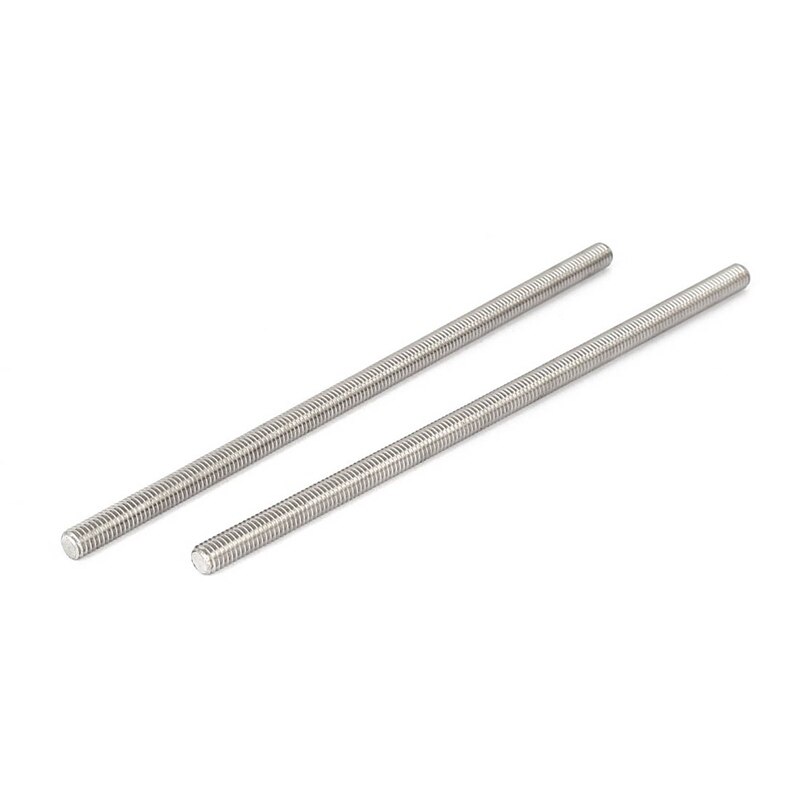 M6 X 150Mm 304 Rvs Volledig Draadstang Bar Studs Hardware 5 Pcs