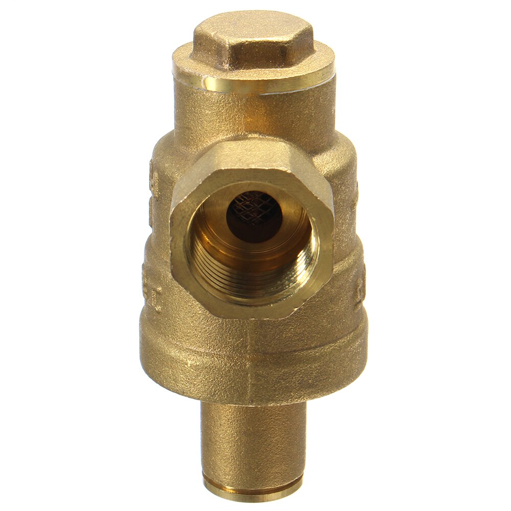 DN15 1/2" Brass Water Pressure Reducing Maintaining Valves Regulator Adjustable Relief Valves With Gauge Meter 85*63mm