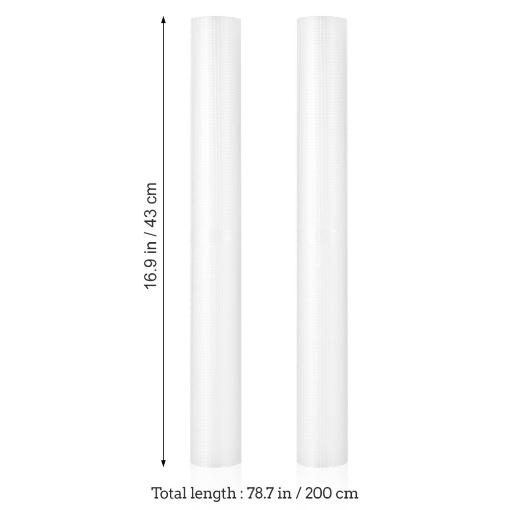 2 rollen waterdichte aanrechtblad afdekking lade onderlegger tafelmat kastvoering voor restaurant kantoor 200 x 43 cm