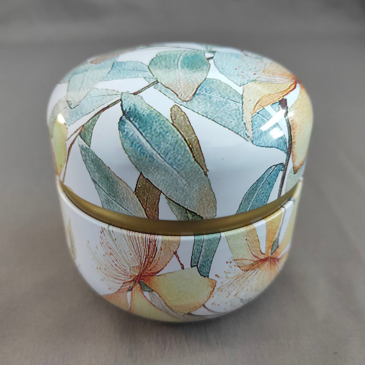 Mini Tea Storage Containers Tea Coffee Tins Flowers Pattern Food Storage Box for Herb Candy Chocolate Sugar Spices Candle: style 15