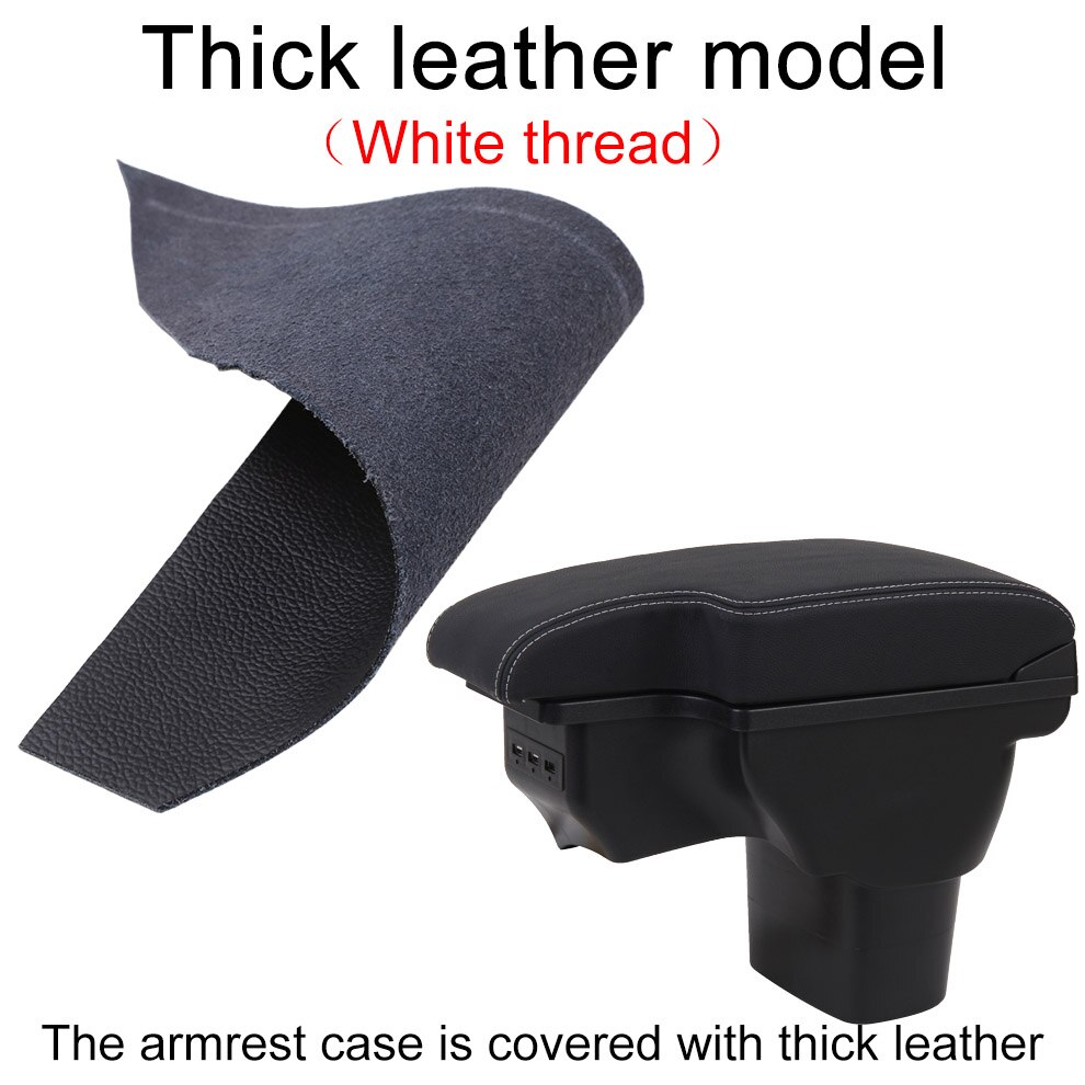 for Nissan juke armrest box universal car center console caja modification accessories double raised with USB No installation