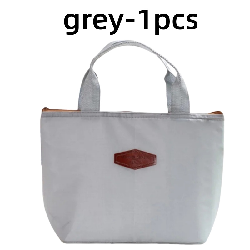 Portable Insulated Lunch Box, Cold Food Cooler, Thermal Bag, Insulated Lunch Box, Picnic Handbag, Cooler bag, Solid Color