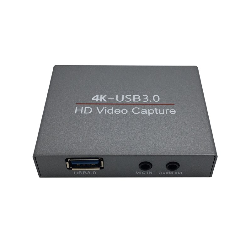 -USB3.0 HDMI HD Video Capture Card OBS Recorder Supports 4K Input/Output 1080P Recording