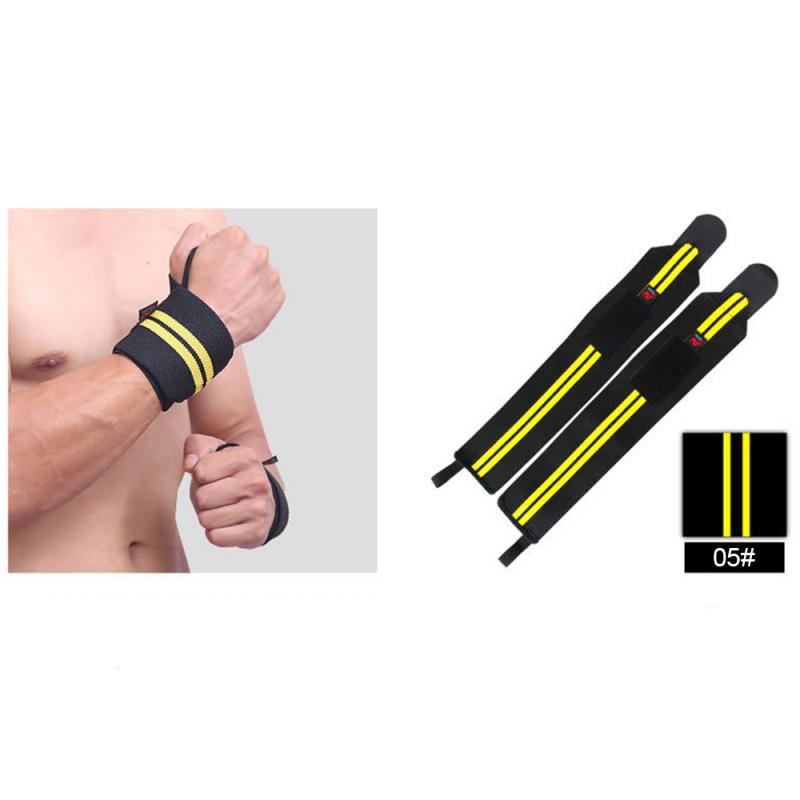 1pcs Adjustable Wristband Elastic Wrist Wraps Bandages For Weightlifting Powerlifting Breathable Wrist Support 6colors