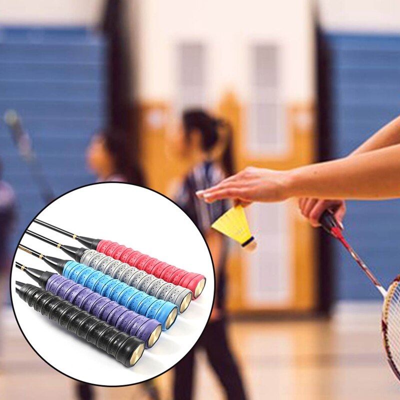 Grip Tape Anti-Slip Absorberen Zweet Racket Tape Handvat Grip Tennis Badminton Squash Band Anti-Slip Hoofdbanden Haar zweet Band