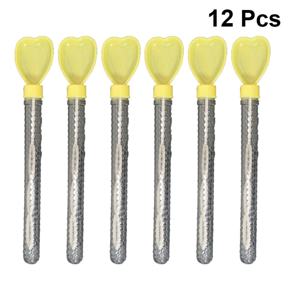 12pcs Bubble Stick Portable Funny Interesting Durable Bubble Wands Bubble Maker Stick Party Favors for Children Kids: Default Title