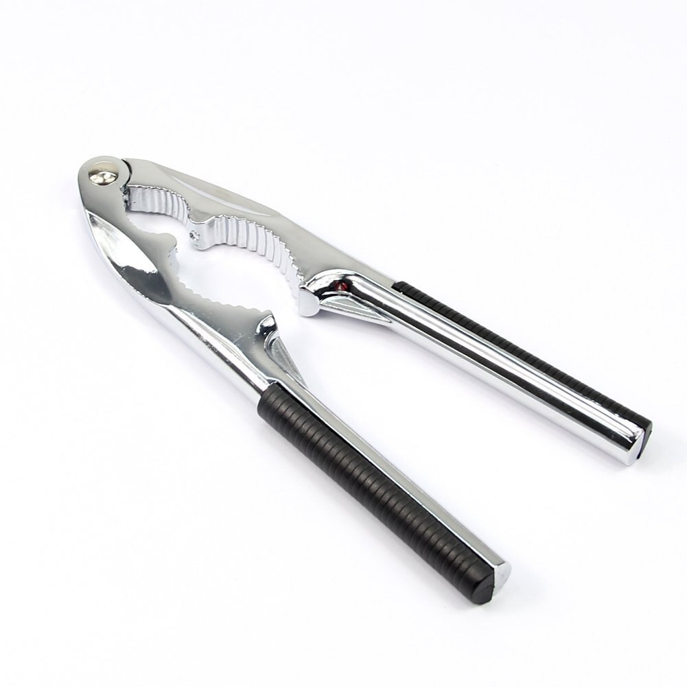 NOCM Quick Black Handle Walnut Cracker Nutcracker Sheller Nut Opener Kitchen Tool 16.5*4cm
