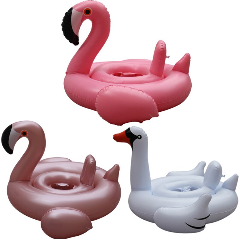 Kinderen Zwemmen Ring Flamingo Witte Zwaan Zwemmen Boei Opblaasbaar Kussen Zomer Water Fun Speelgoed