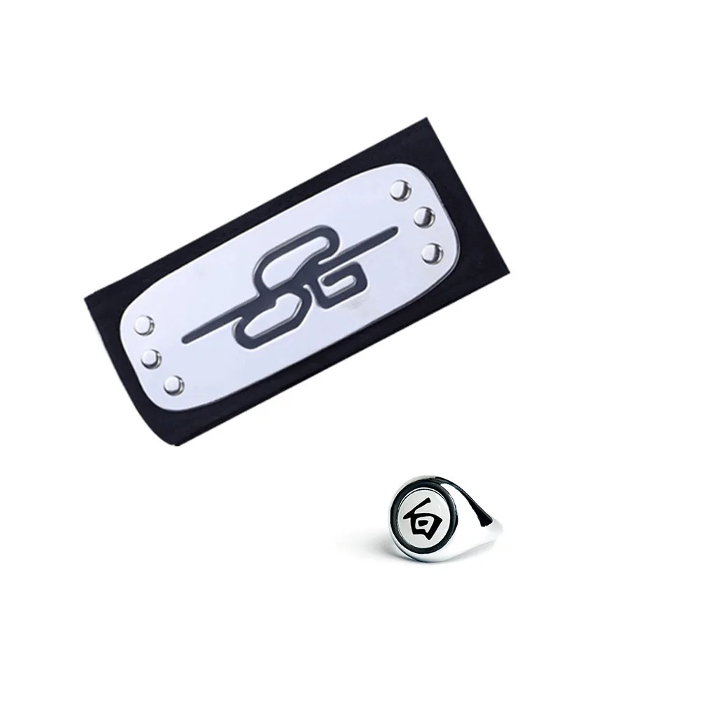 Naruto Akatsuki Rings Headbands Anime Figure Itachi Cosplay Ring Accessories Props Jewerly Christmas Party: Orange