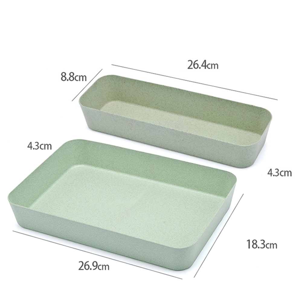 Bandeja de plástico para cajón de cocina, organizador de Material Degradable, divisor de almacenamiento de comestibles, herramientas de cocina al por mayor, 1 unidad