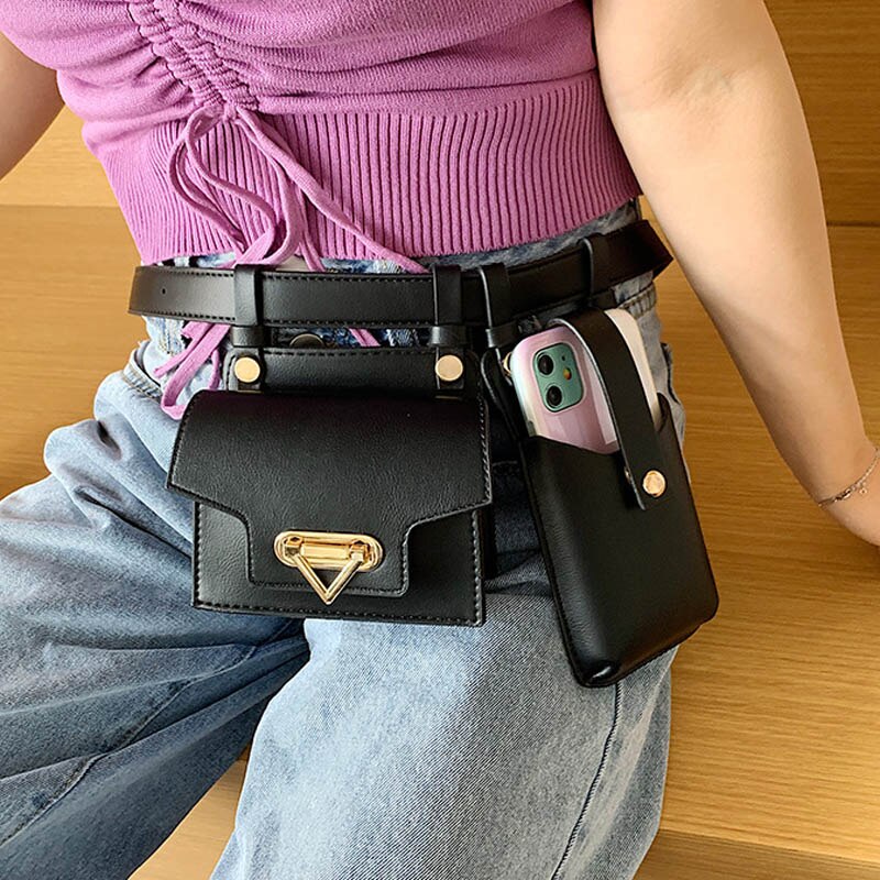 Luxury Waist Bag Phone Bag Female Chest Bag Shoulder Crossbody Bag Purse Woman Fanny Pack