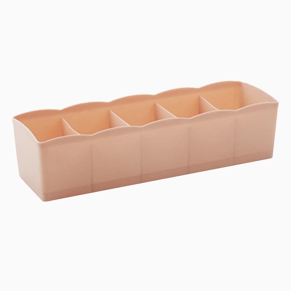 5 vakken opbergdozen voor ondergoed en sokken, organizer voor dames en meisjes, sokkenkast organizer, opbergdoos voor thuis of in de kamer.: A