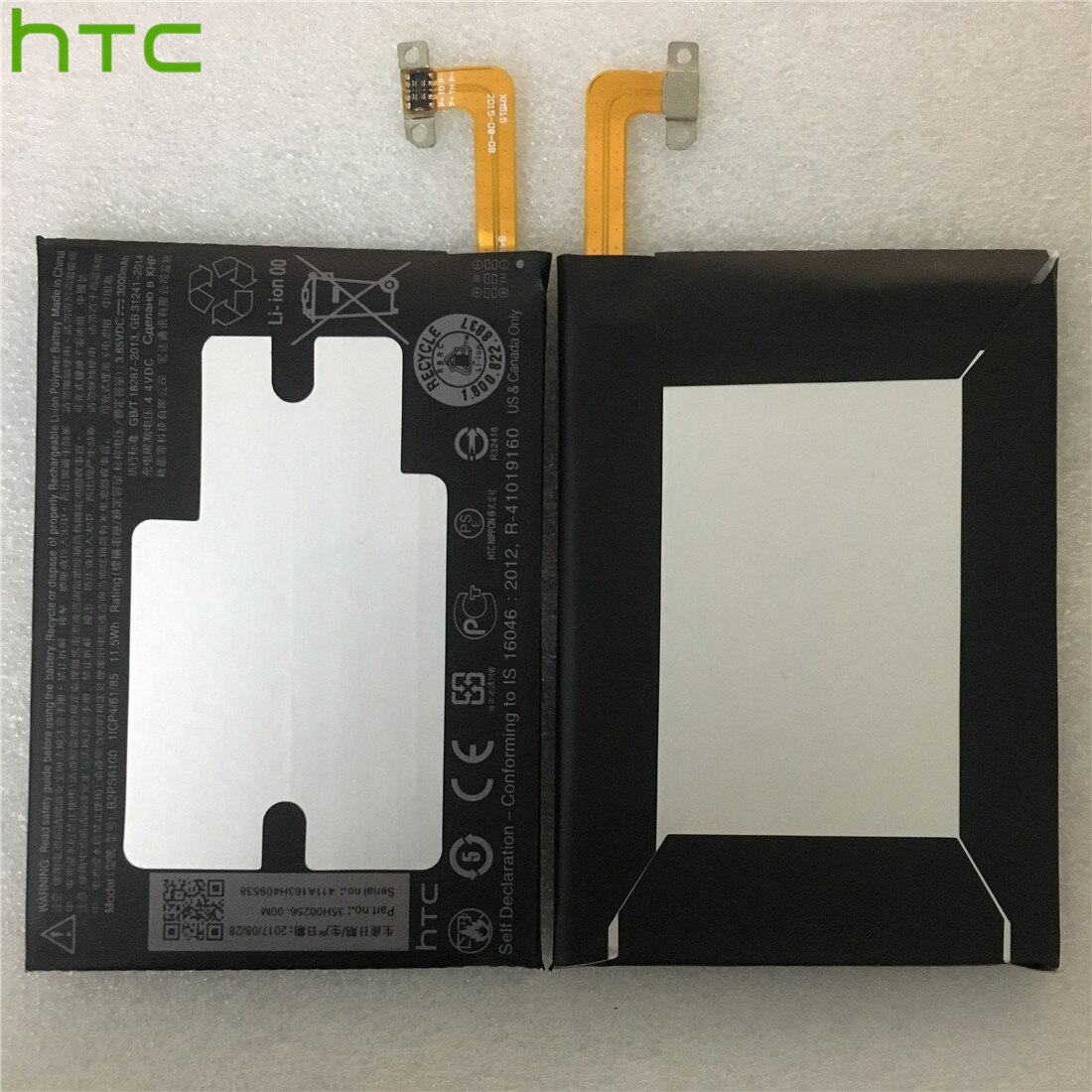 HTC Original 3000mAh B2PS6100 Ersatz Batterie Für Eine M10 10 / 10 Lebensstil M10H M10U Batterie Bateria Batterij + werkzeuge
