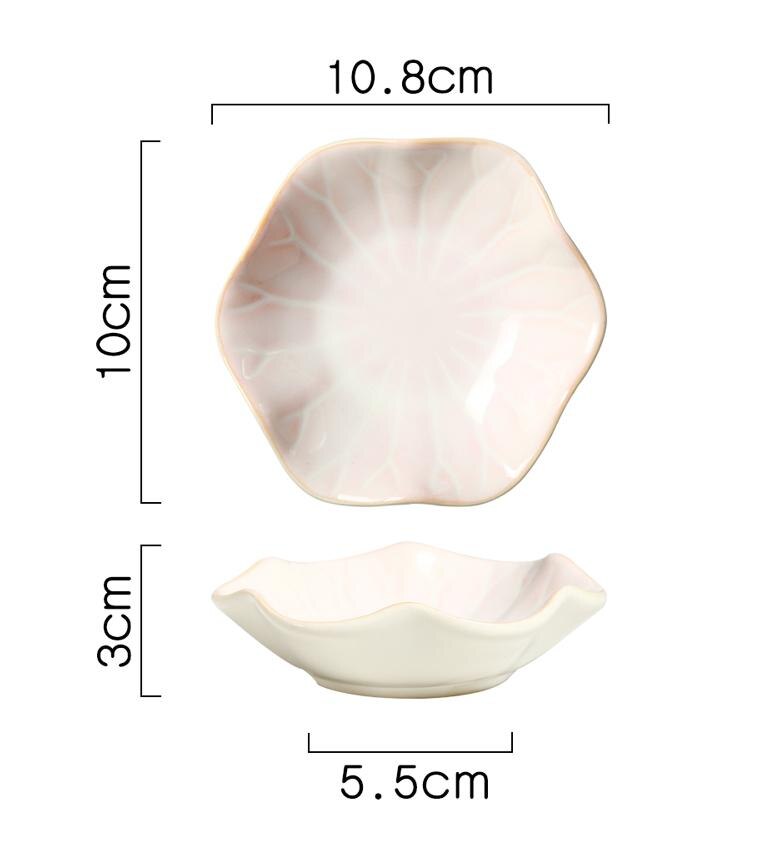 Japanese-style Kiln Change Ceramics Dish Sauce Dish Pot Sauce Dish Home Kitchen Tableware: A2