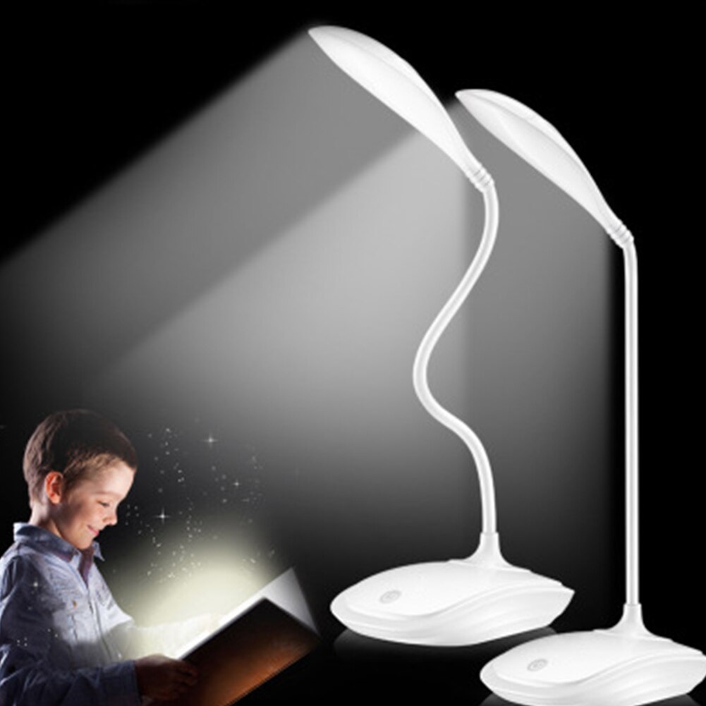 Schreibtisch Lampen Einstellbare intensität USB Recharable LED Schreibtische Tisch Lampe Lesen Licht Schalter Schreibtisch Lampen