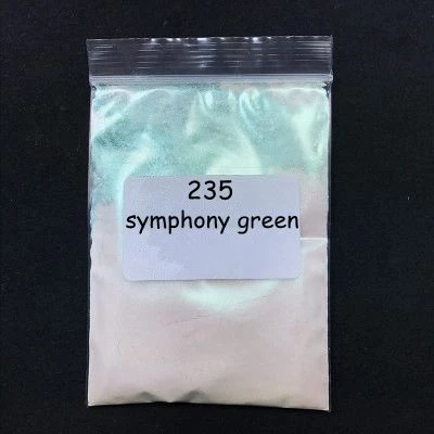 Poudre de Mica pour ongles, pigment symphonique, perle, effet sirène, pour peinture en résine, fabrication de bijoux, colorants nacrés: Foncé Gris