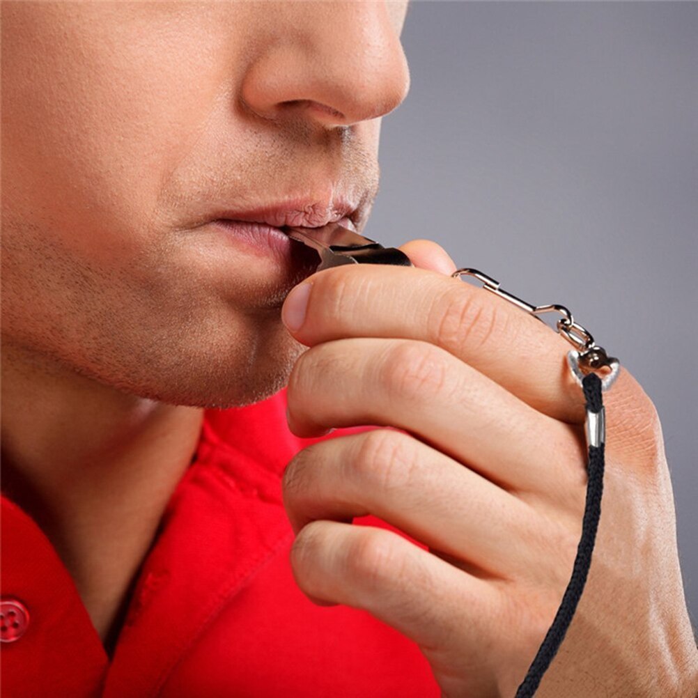 5pcs Useful Plastic Whistles Referee Whistles Sports Training Whistles Plastic Loud Whistles for Instructors Referees
