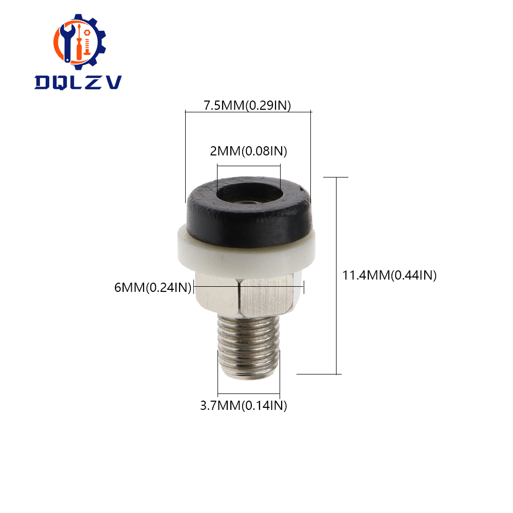 Conector Banana de latón de 2MM para conector de prueba de conector Banana, enchufe aislado, Terminal pequeño, cobre puro, rojo, negro y azul
