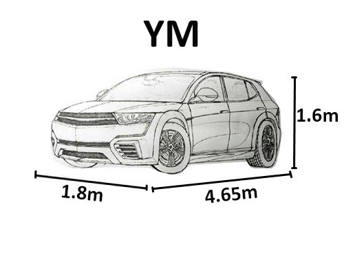 Cubierta impermeable Universal para coche y SUV, cubierta completa para interior y exterior, protección contra el sol, la nieve, el polvo y la lluvia,: YM