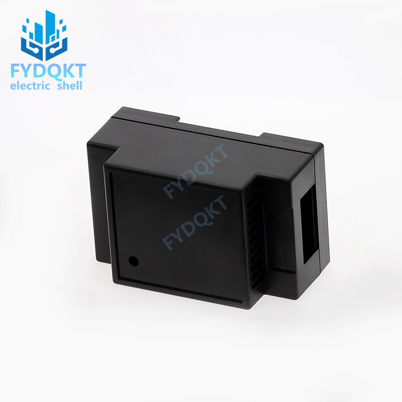 Brand 88x54x44mm DIN Rail PLC Fire detection instrument Power switch box, instrument housing, guide rail electrical Shell