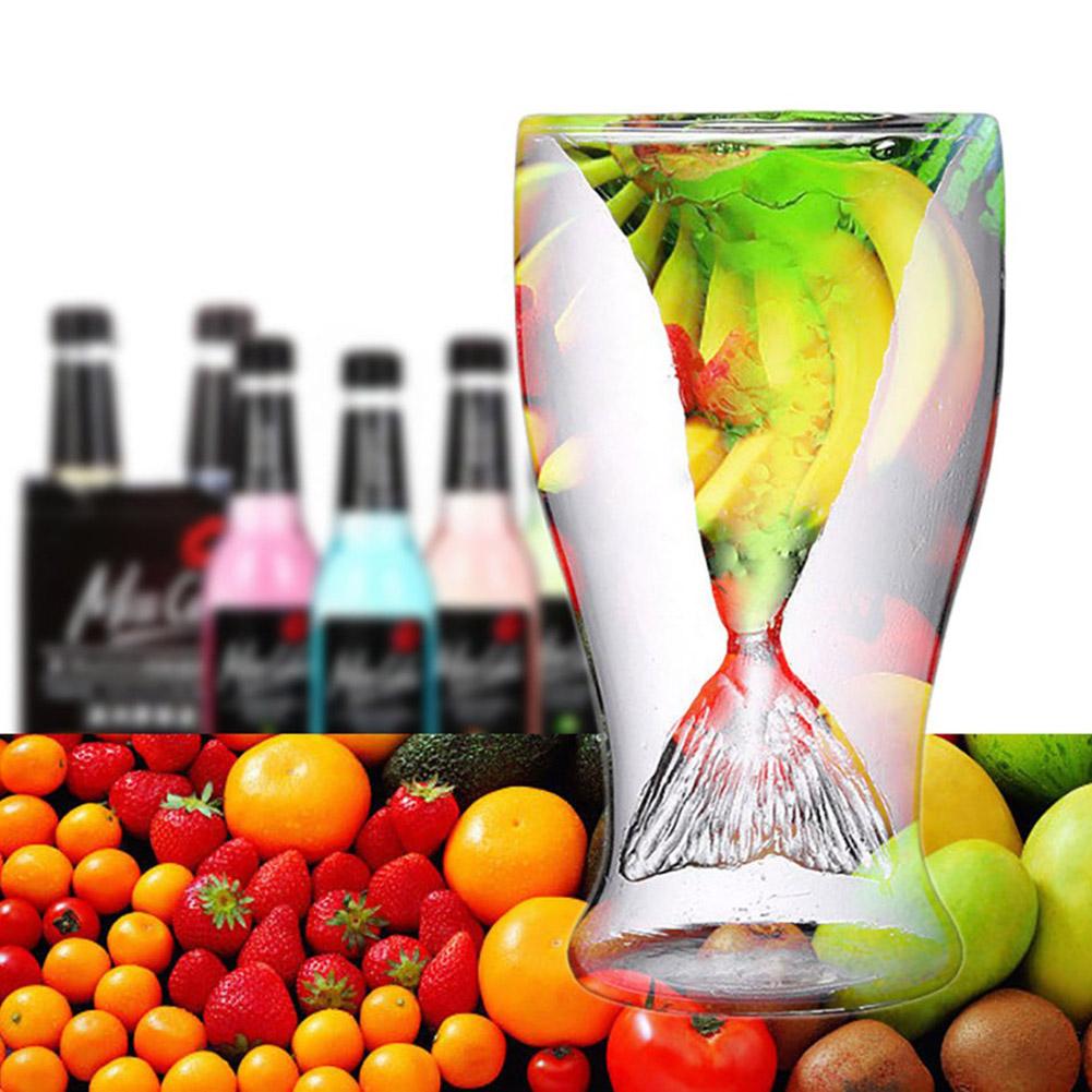 80ml glazen visstaart wijnglas dubbele laag bier whisky cocktail mokken voor grappige shotglas mok beker