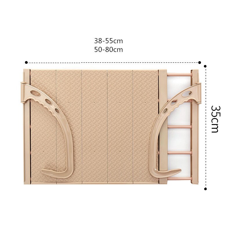 Wonderlife hjem altan hængende hylde justerbar sammenklappelig tøj sko tørrestativ holder