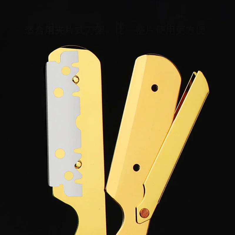 100 Stuks Scheermesjes Rvs Enkelzijdig Scheermesjes Voor Handmatig Scheren Scheermes Haar Knief Blades Professionele