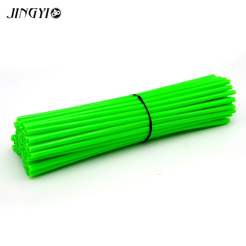 36 stk moto hjul felger eike tube dekk dekk scooter sykkel elektrisk motorsykkel for couvre rayon jante moto crf 450x dualtron  yz 125: Grønn
