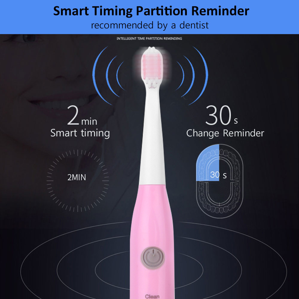 Powerful Electric Toothbrush Rechargeable Ultrasonic Sonic USB Charge Waterproof Teeth Brush 5 Modes Whitening Teeth Tools.