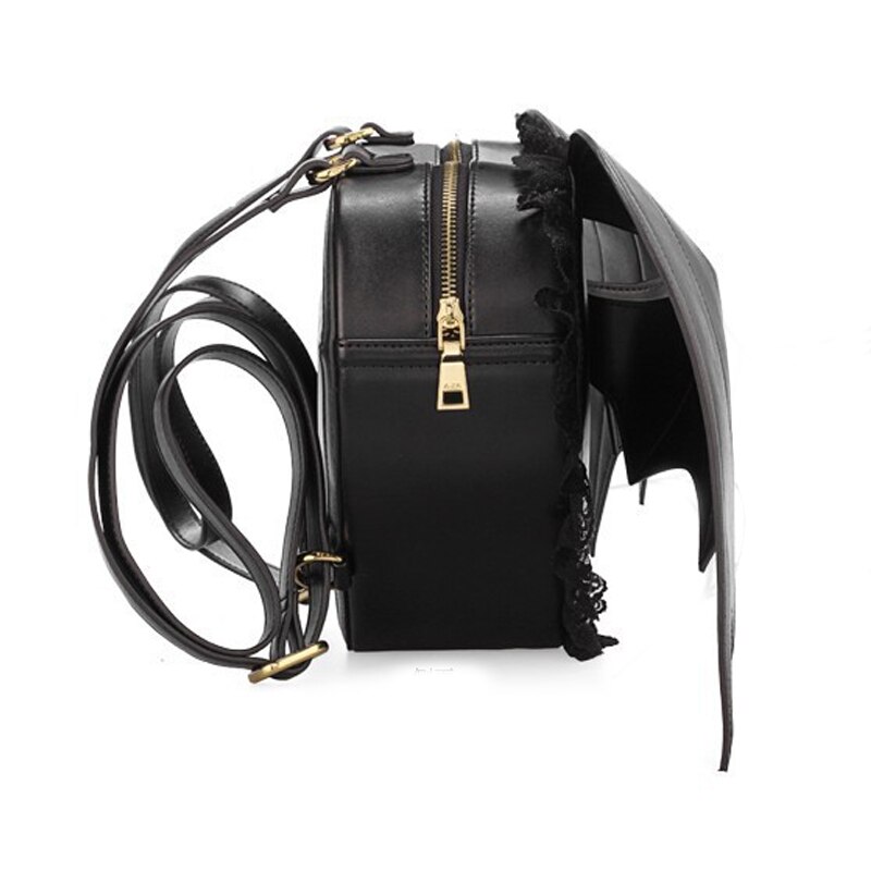 Sac à dos à aile chauve-souris pour femme, Punk, nouveauté, sacs de jour petit diable mignon, sacoche à ailes d'ange pour femme