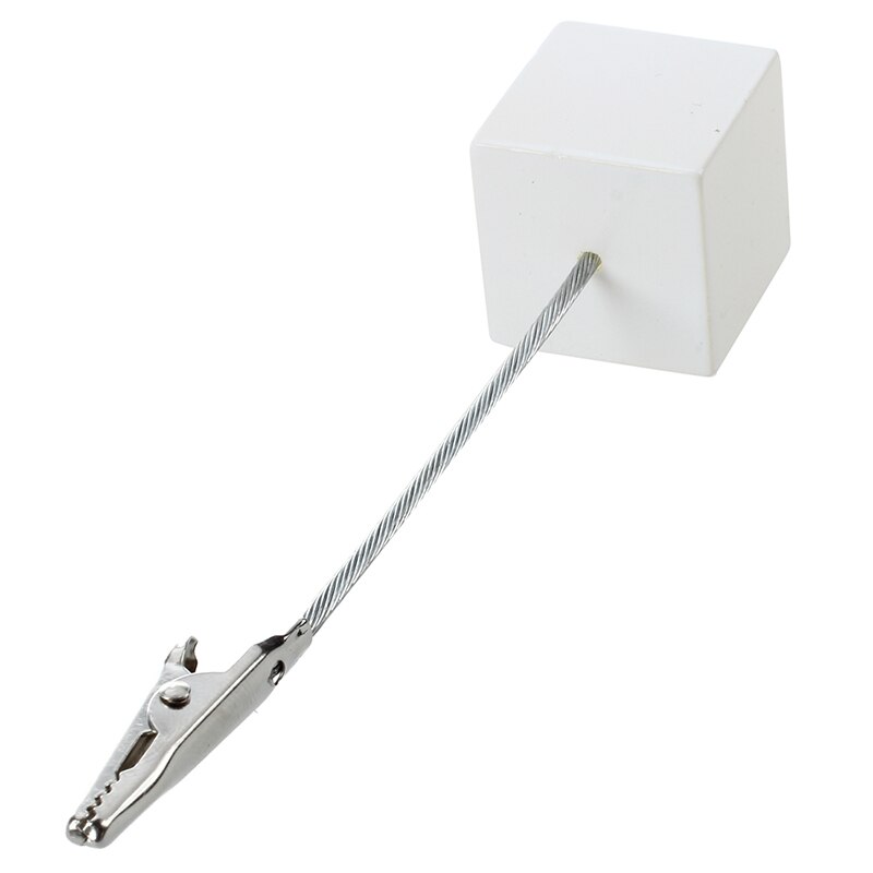 Wire Memo Holder Paper Note Clip (White)