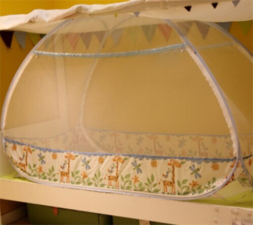 115cm/155cm schattige opvouwbare klamboes met cartoonpatroon voor kinderbed, babybedje, klamboe, tent, buitentent voor kinderen, kamperen: 155cm