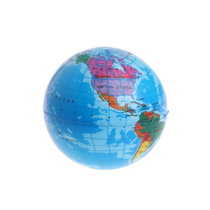 Fast Rising Squeeze Antistress Stress Relief World Map Ball Planet Earth F3ME