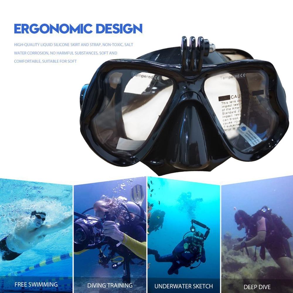 Professionele Onderwater Camera Duikbril Scuba Snorkel Zwembril Forxiaomi Sjcam Sport Camera