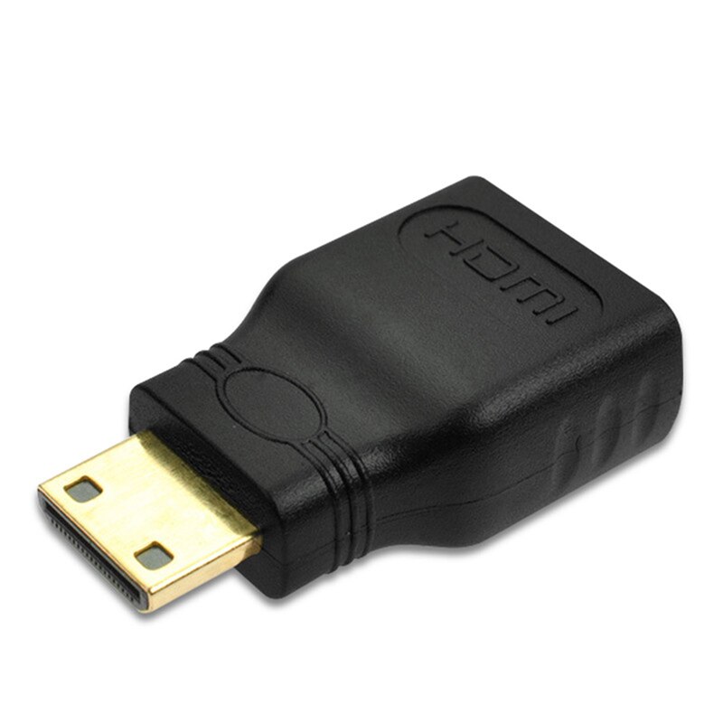 Mini HDMI-kompatibel Zu HDMI-kompatibel Adapter Gold Überzog Männlichen Zu Weiblichen Konverter Für Hdtv Flache