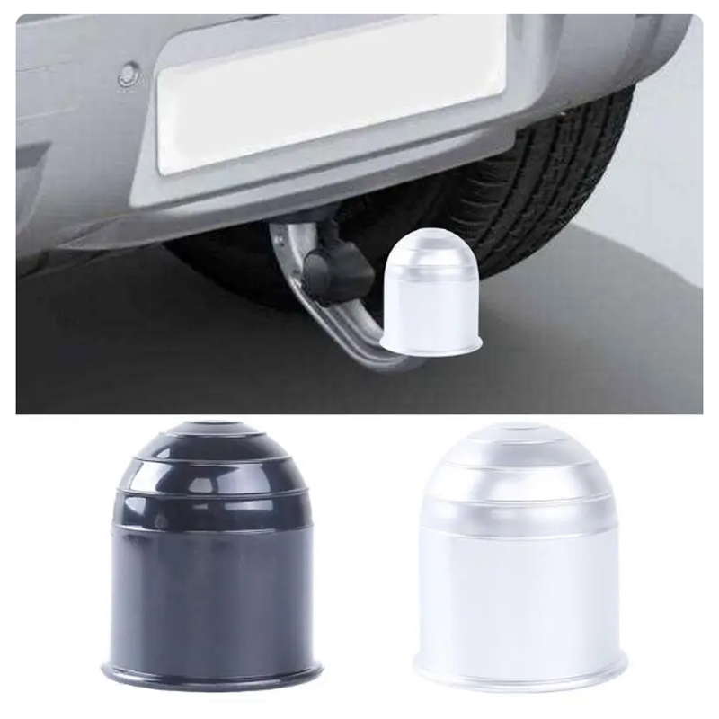 Accessori per rimorchio universali da 50 mm Copertura per palla per rimorchio nera Barra di traino Tappo di copertura a sfera Protezione per gancio di traino Car Styling