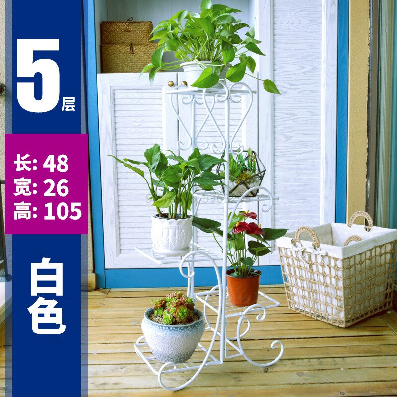 Bloemen Metalen Vloer Plank Indoor Plant Stand Bloem Rack Tuin Bloemen Stands Outdoor Plant Plank