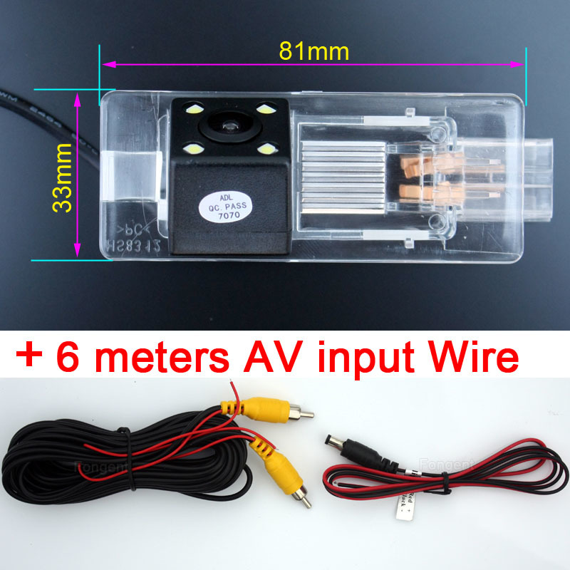 For Renault Fluence Clio 4 Captur Reverse Rear View Wireless Parking Back Up Off OAutomobile Camera Monitors: wired