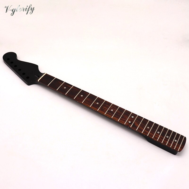 6 string ST Canada maple wood black color 22 frets matte finish electric guitar neck
