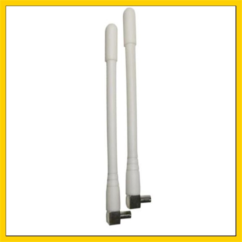 2pcs/3G 4G antenna TS9 connector Wifi modem external Antenna for Huawei E5573 E8372 E5786 for PCI Card USB Wireless Router: White