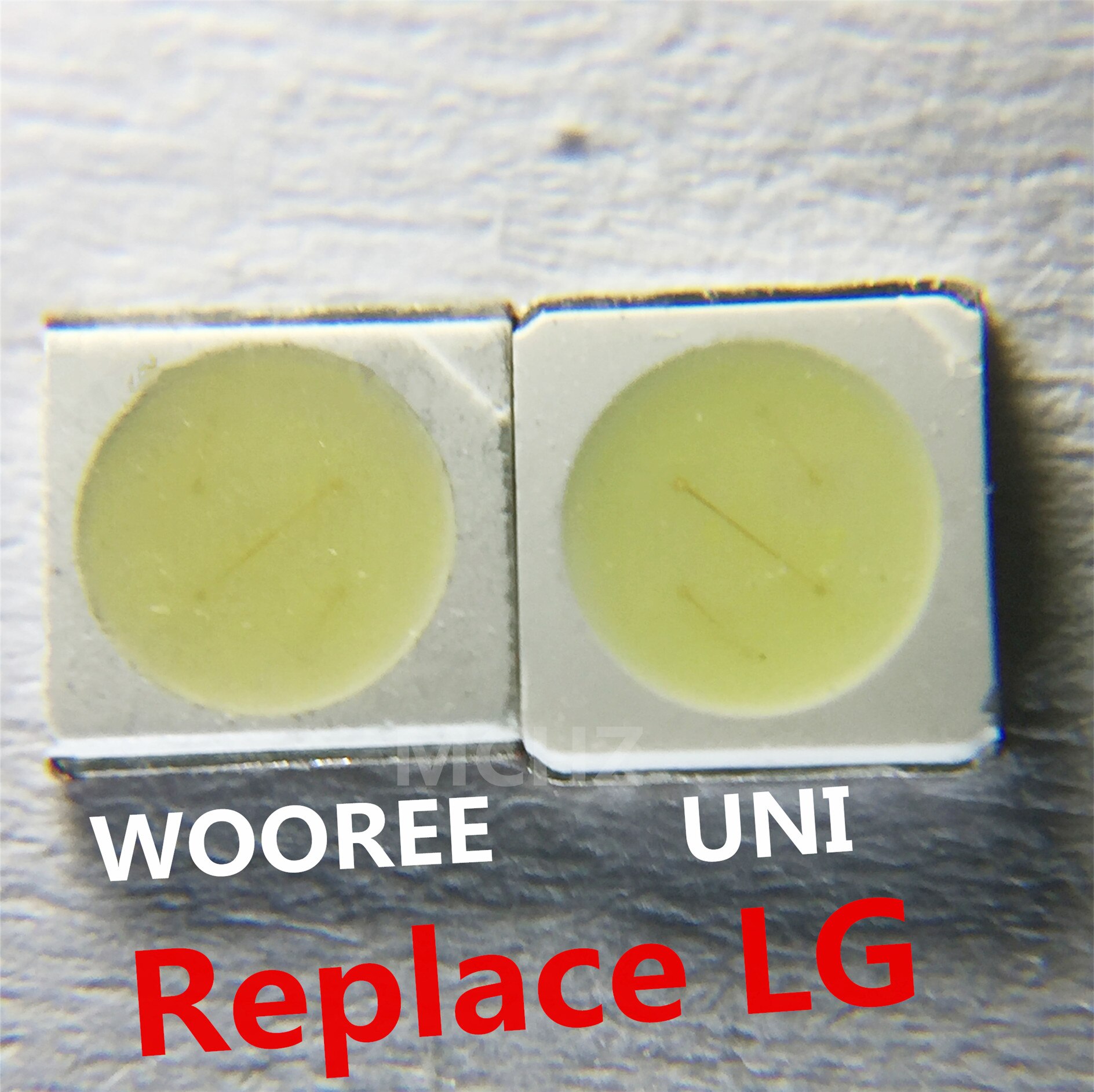 100Stck FÜR LCD TV reparatur Ersetzen LG Seoul UNI LED TV hintergrundbeleuchtung streifen lichter mit licht-emittierende Diode 3535 SMD LED perlen 6V-6,8 V