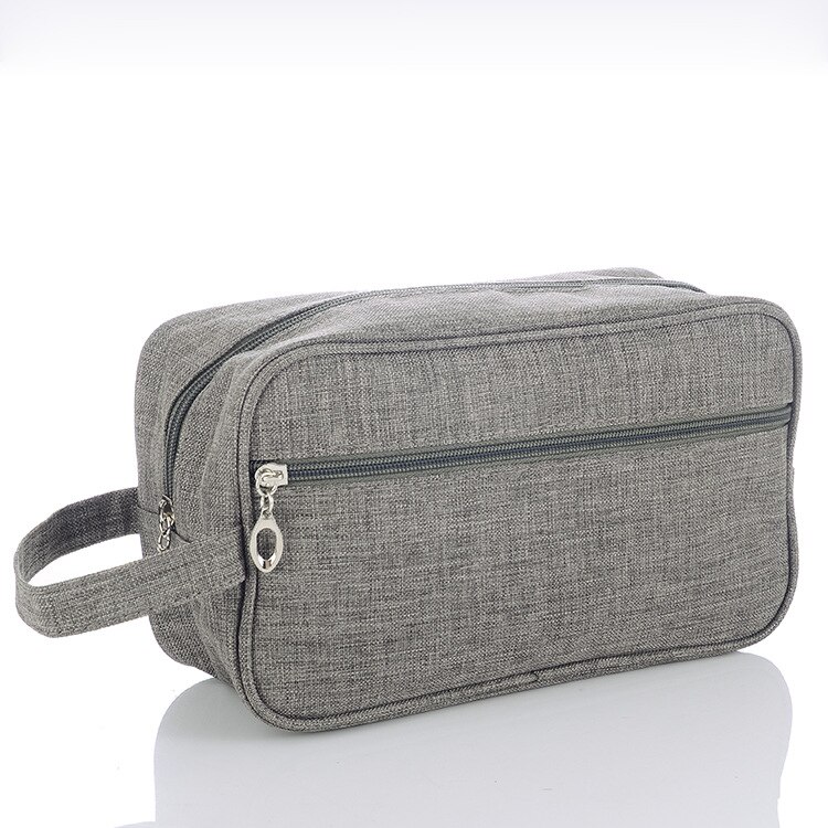 UOSC Cosmetic Bag For Men Organizers Women Travel Necessaire Waterproof Ladies Makeup Bag Men Beauty Case Pack Up The Wash Bags: Frosted Gray