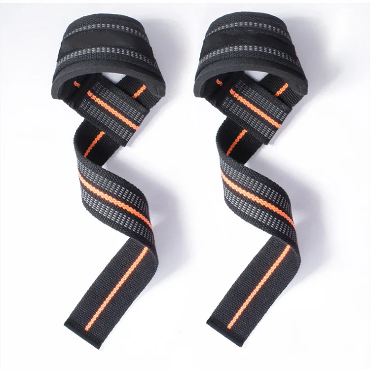 1 Pair Gym Sports Fitness Wrist Band Anti-slip Pull Up Weight Lifting Training Silicone Wrist Band Hard Pull Grip Power Strap: Clear