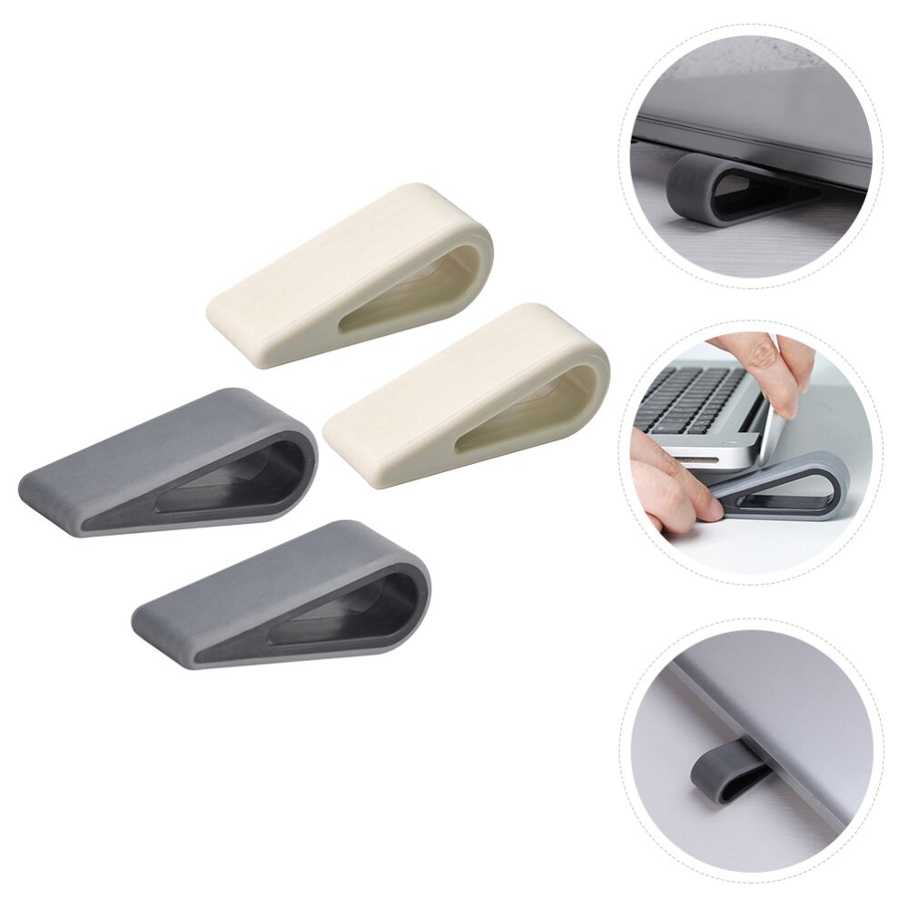 4Pcs Laptop Computer Beugels Desktop Verhooging Ondersteuning Beugel Voor Koeling