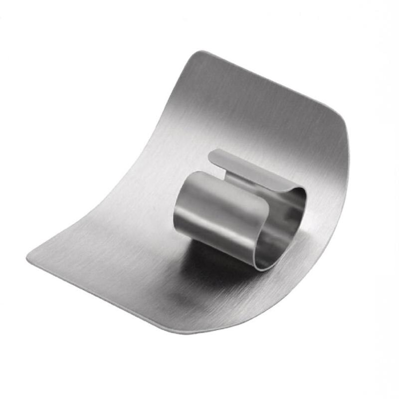 Newest Steel Mini Finger Protector Guard Finger Cut Hand Protector Knife Finger Protection Tool Kitchen Accessories: Default Title
