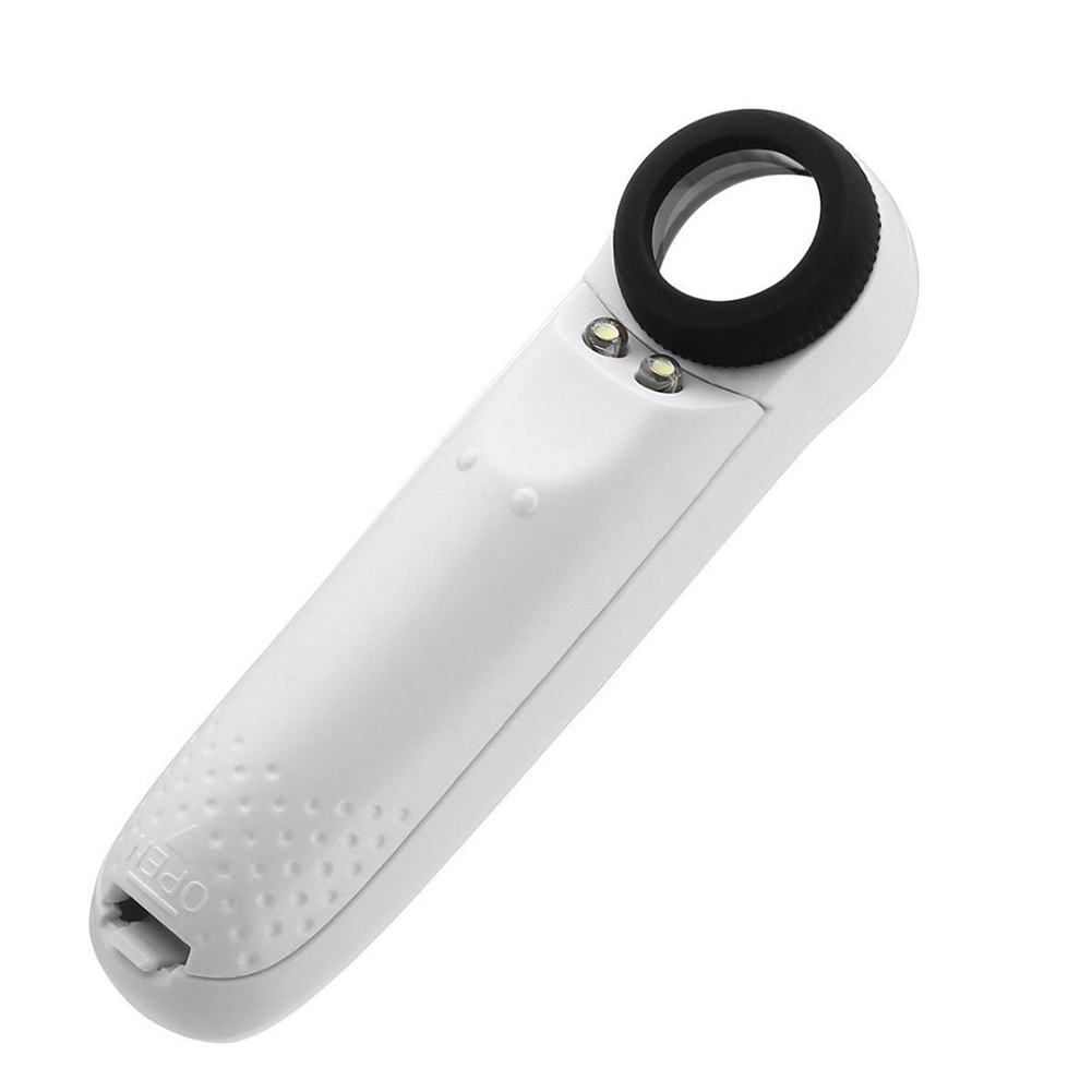 40x3.5mm LED Licht Vergrootglas Loep Handheld Microscoop Vergrootglas Verlichte lamp Voor Printplaten Keurmerken Sieraden: Default Title